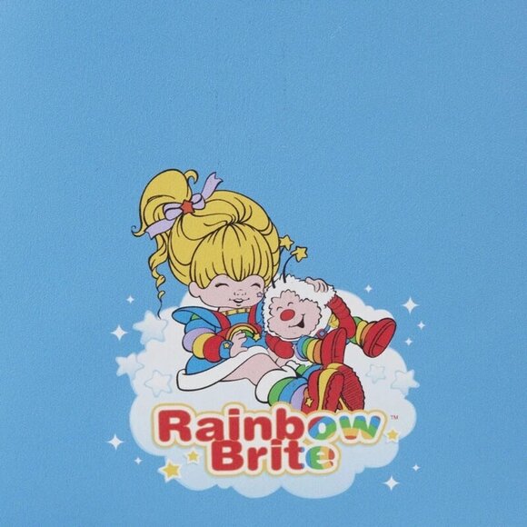 NWT Loungefly Rainbow Brite Mini Backpack Faux Leather Colorful Straps - Picture 5 of 6